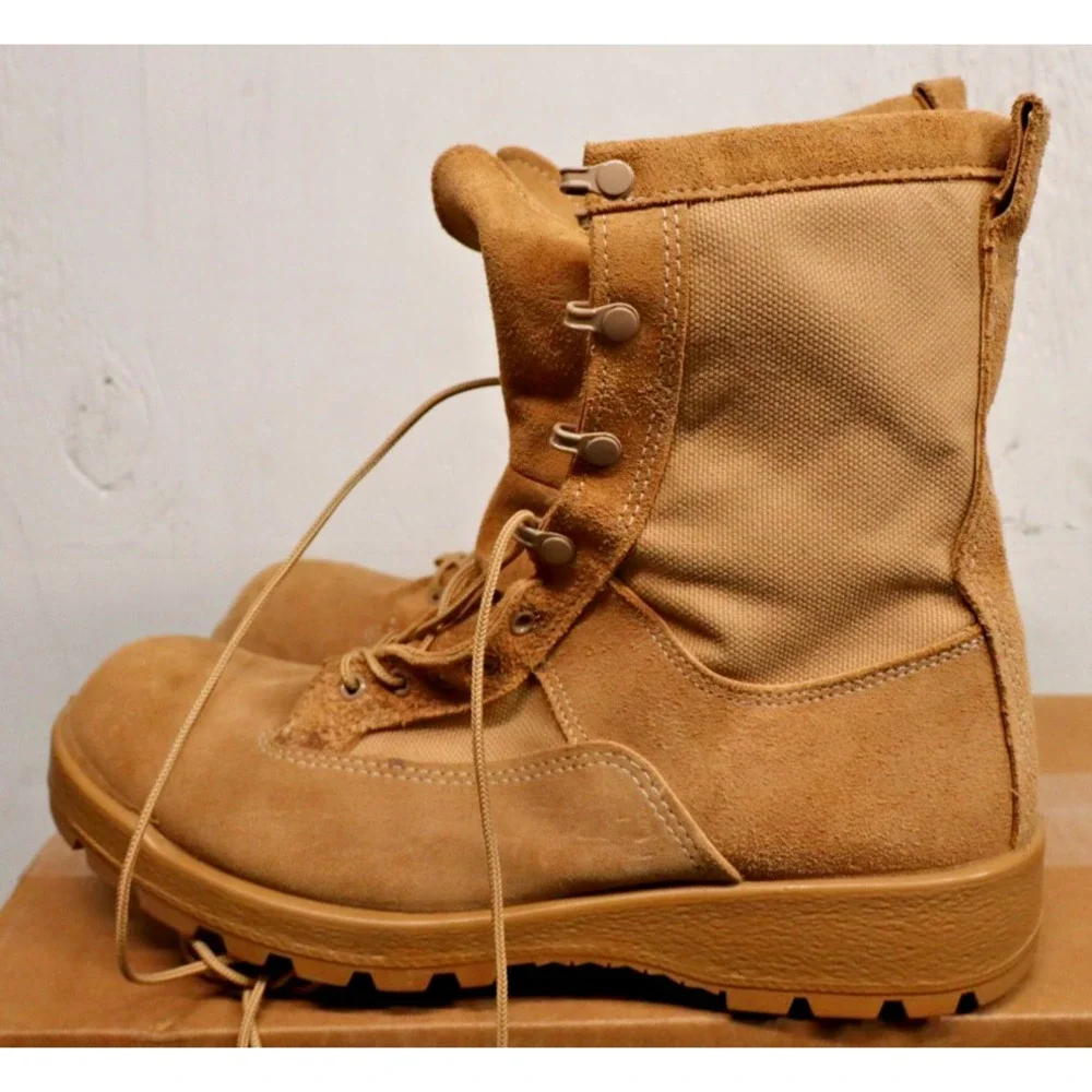 BATES Mens 11 W Gore-Tex Military Boots Temperate Brown Combat E33100A Composite